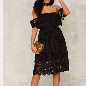 Nasty gal dee off the shoulder dress